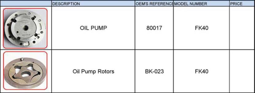 Bock Compressor Oil Pump